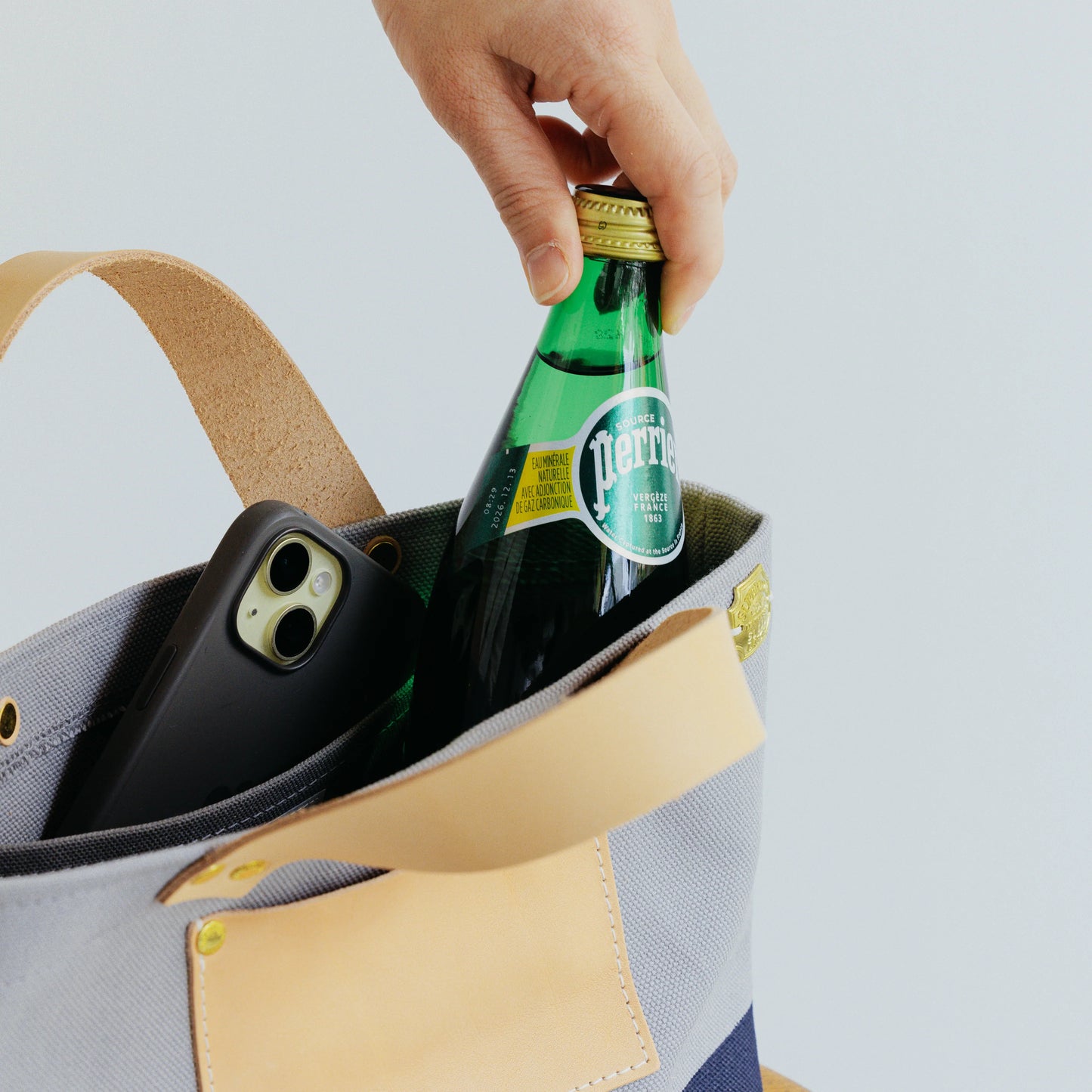 The Superior Labor Petite Gray Engineer Bag - Yellow