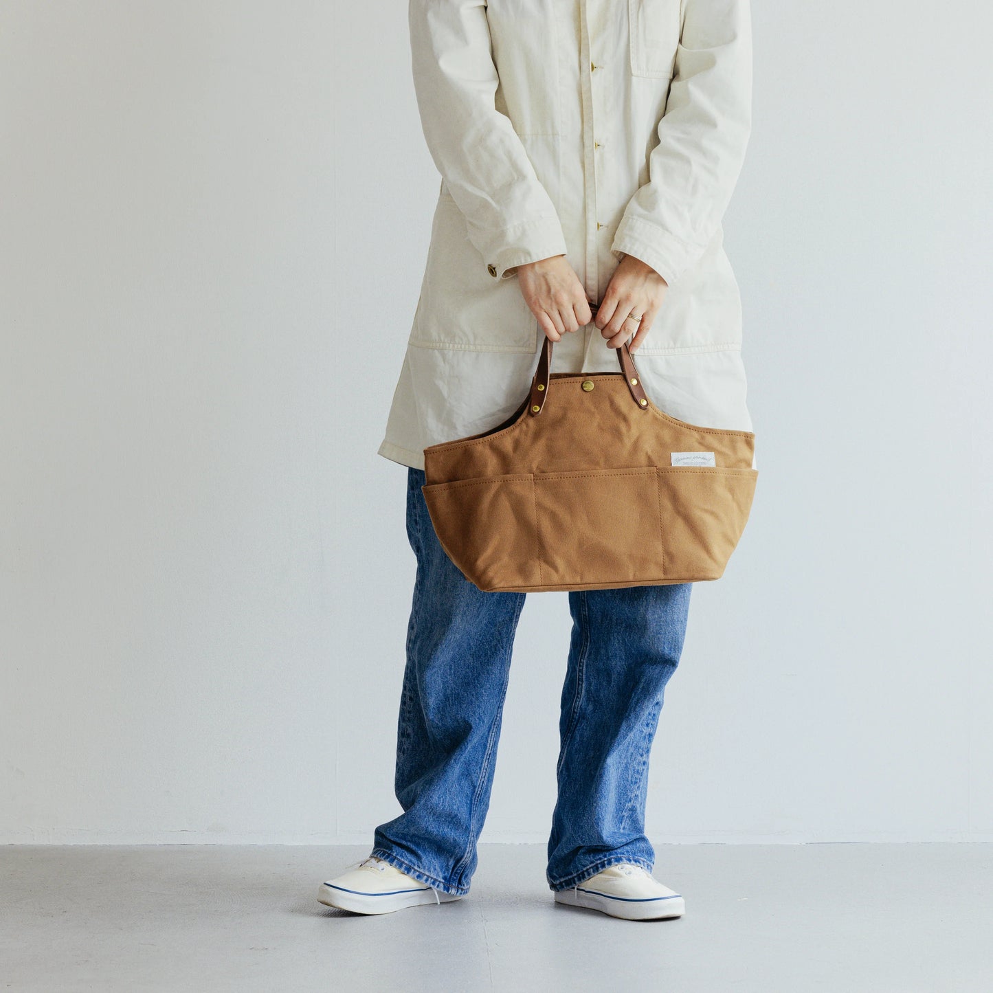 The Superior Labor Paraffin Canvas Apron Bag - Khaki