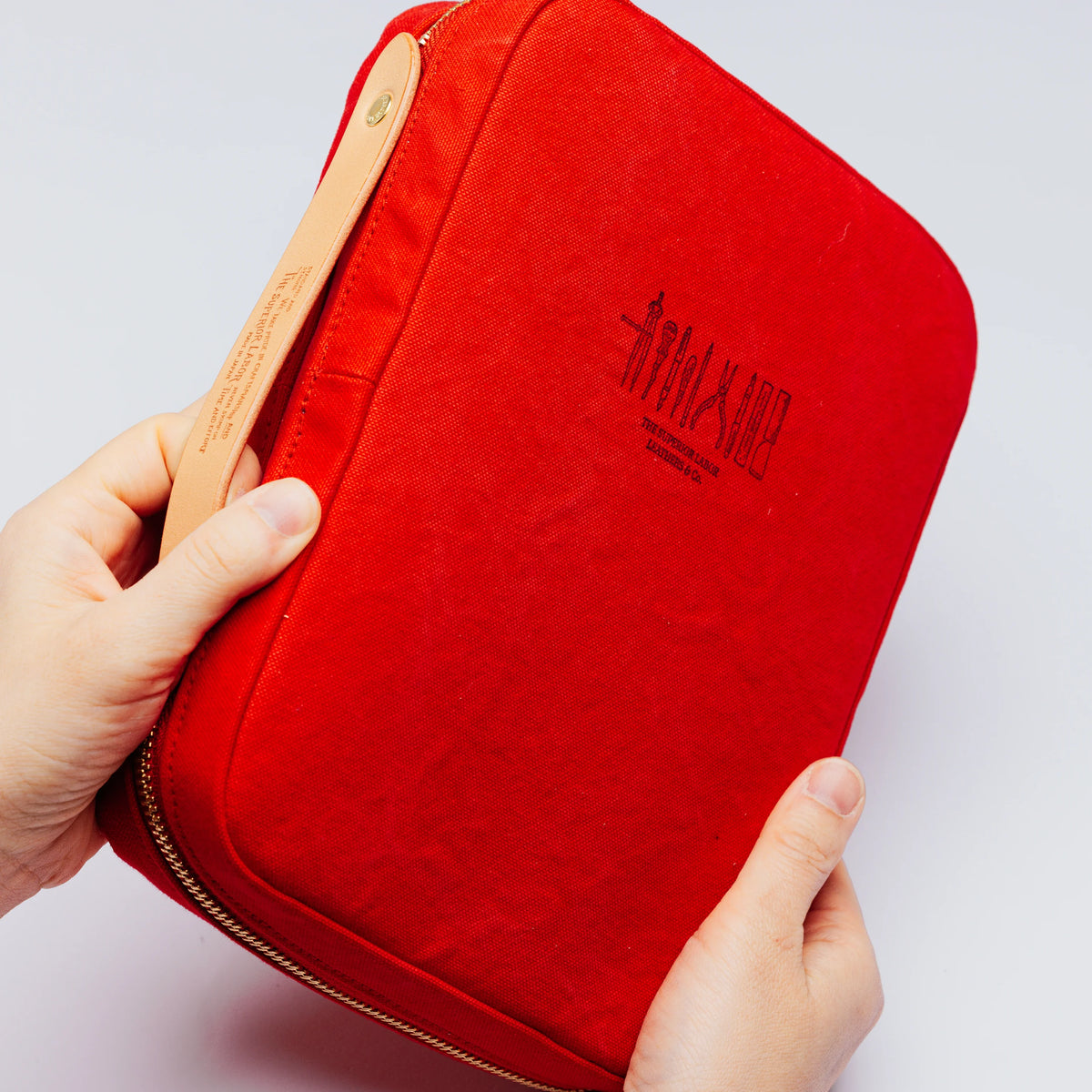The Superior Labor L Canvas Mission Case - Red