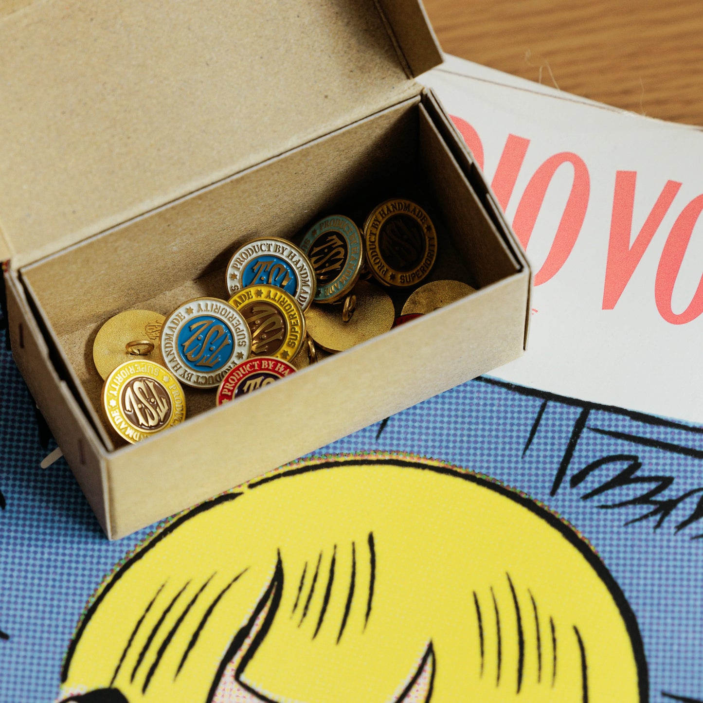 The Superior Labor TSL Logo Pin - Honey Bee