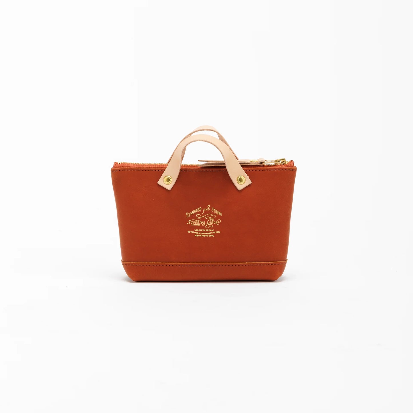The Superior Labor All Leather Engineer Pouch - Cognac