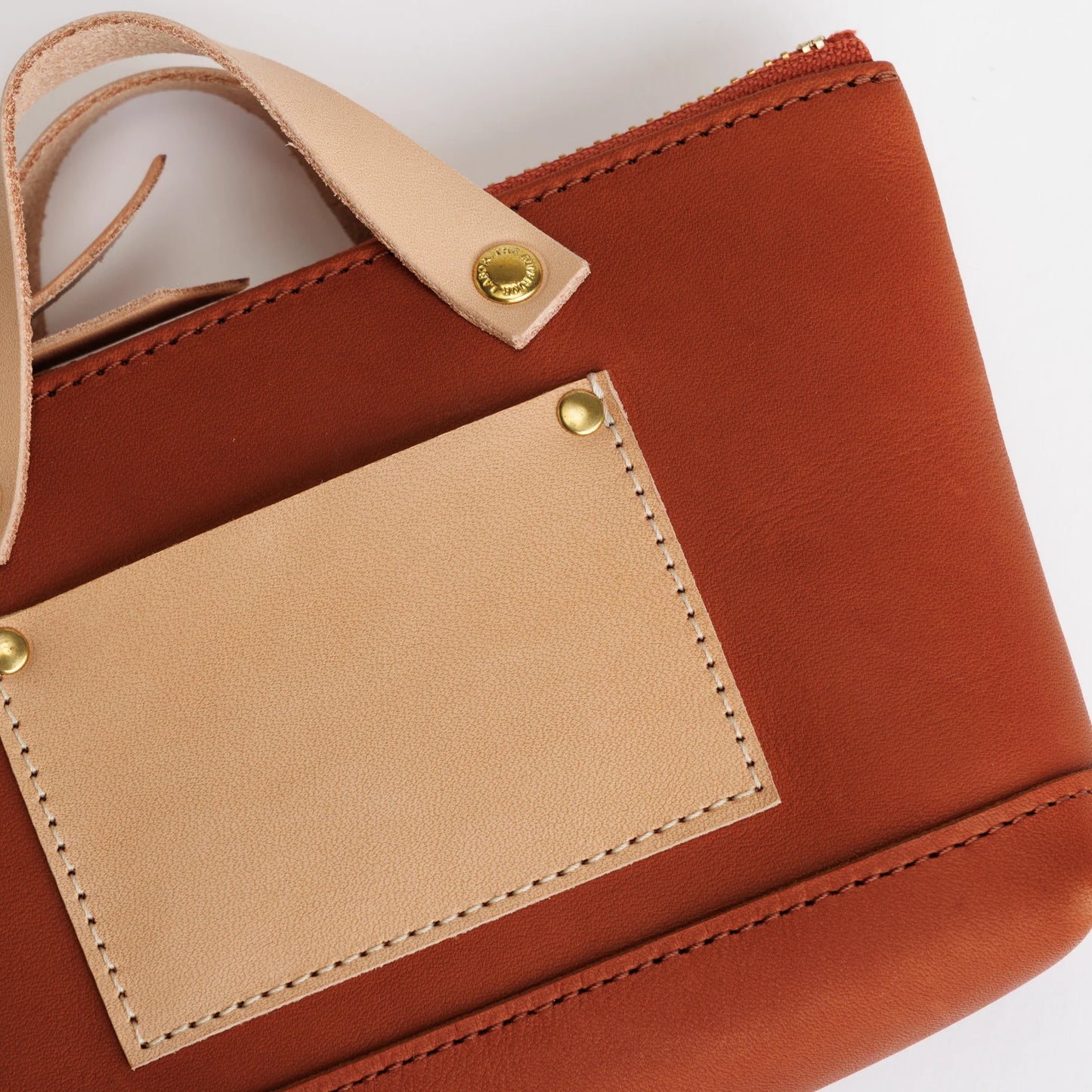 The Superior Labor All Leather Engineer Pouch - Cognac