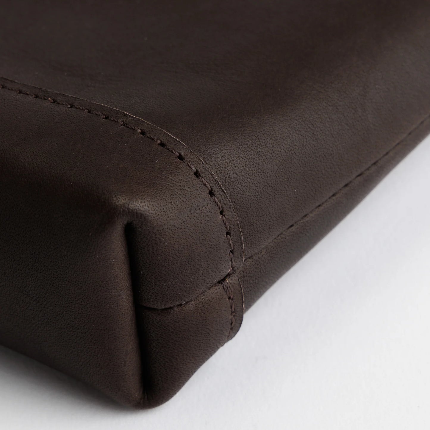 The Superior Labor All Leather Engineer Pouch - Brown Black