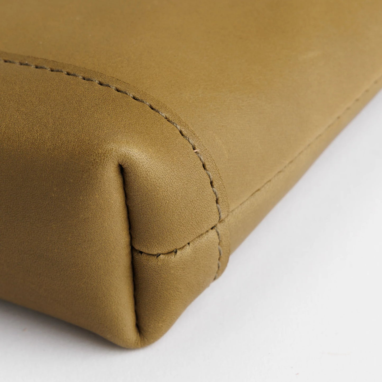 The Superior Labor All Leather Engineer Pouch - Olive