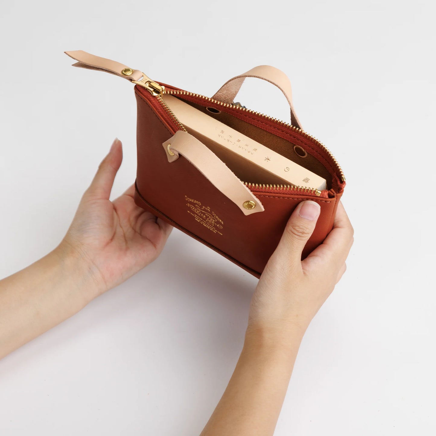 The Superior Labor All Leather Engineer Pouch - Olive