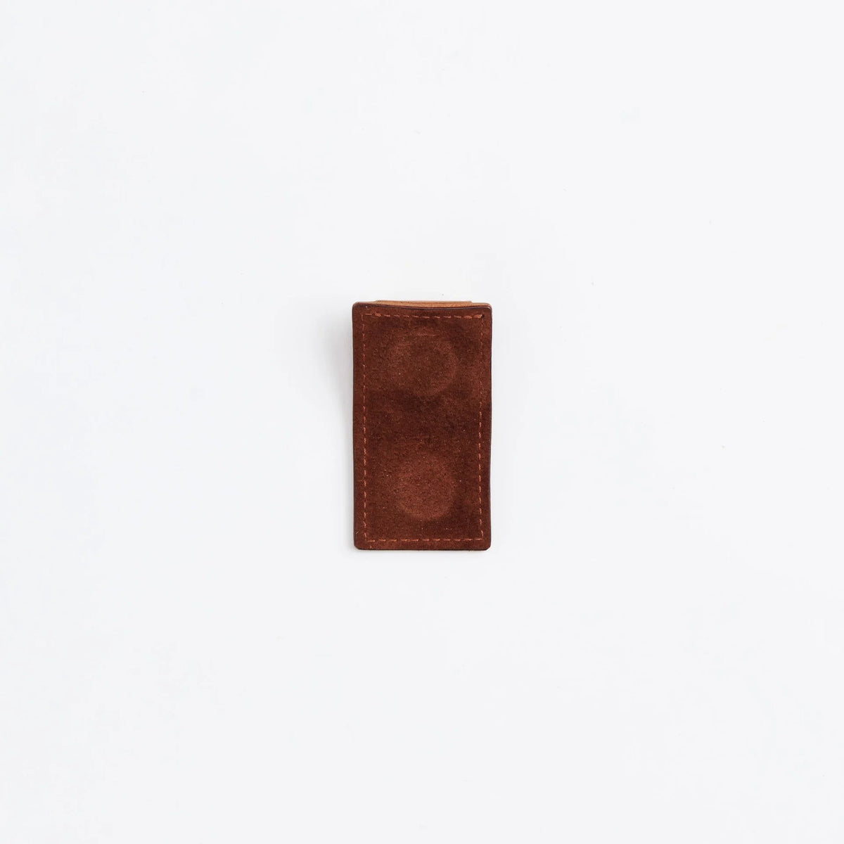 The Superior Labor Tochigi Pull-Up Leather Magnet Pen Clip - Olive