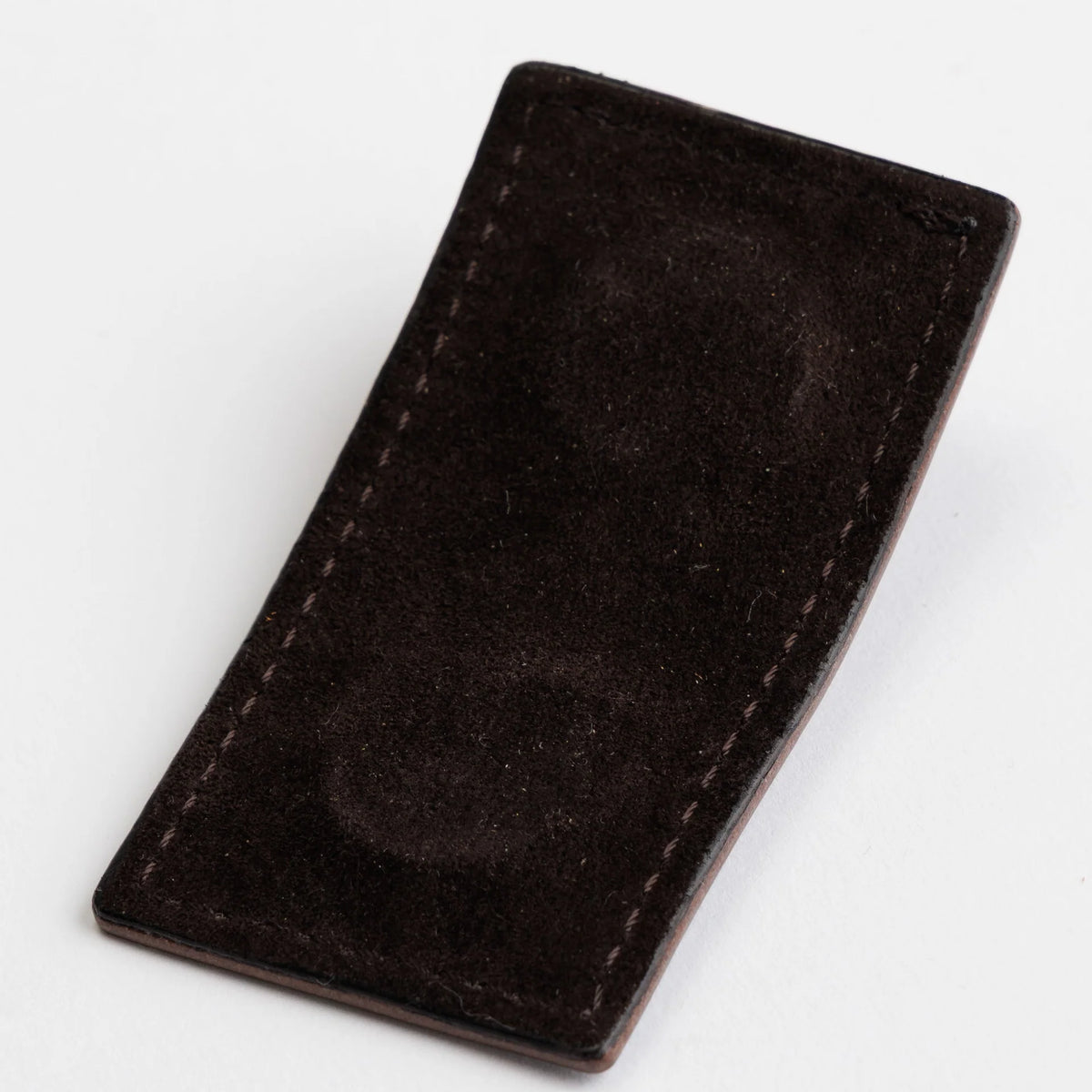 The Superior Labor Tochigi Pull-Up Leather Magnet Pen Clip - Black Brown