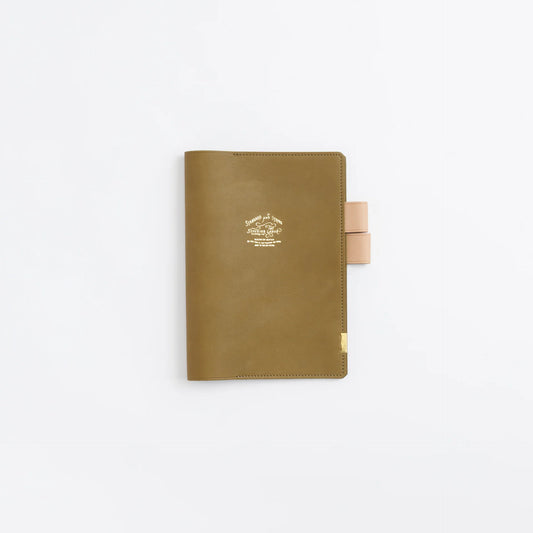 The Superior Labor A5 Japanese Glove Leather Note Keeper - Olive