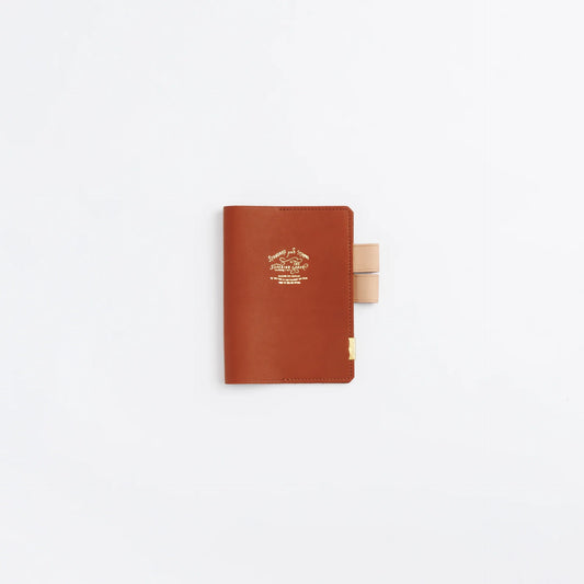 The Superior Labor A6 Japanese Glove Leather Note Keeper - Cognac
