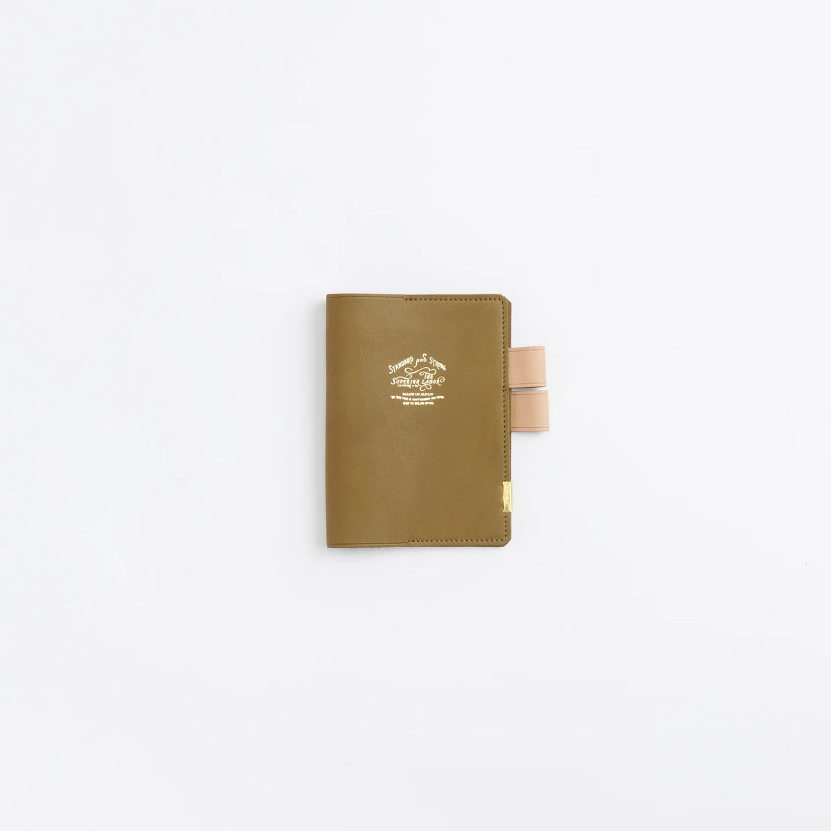 The Superior Labor A6 Japanese Glove Leather Note Keeper - Cognac
