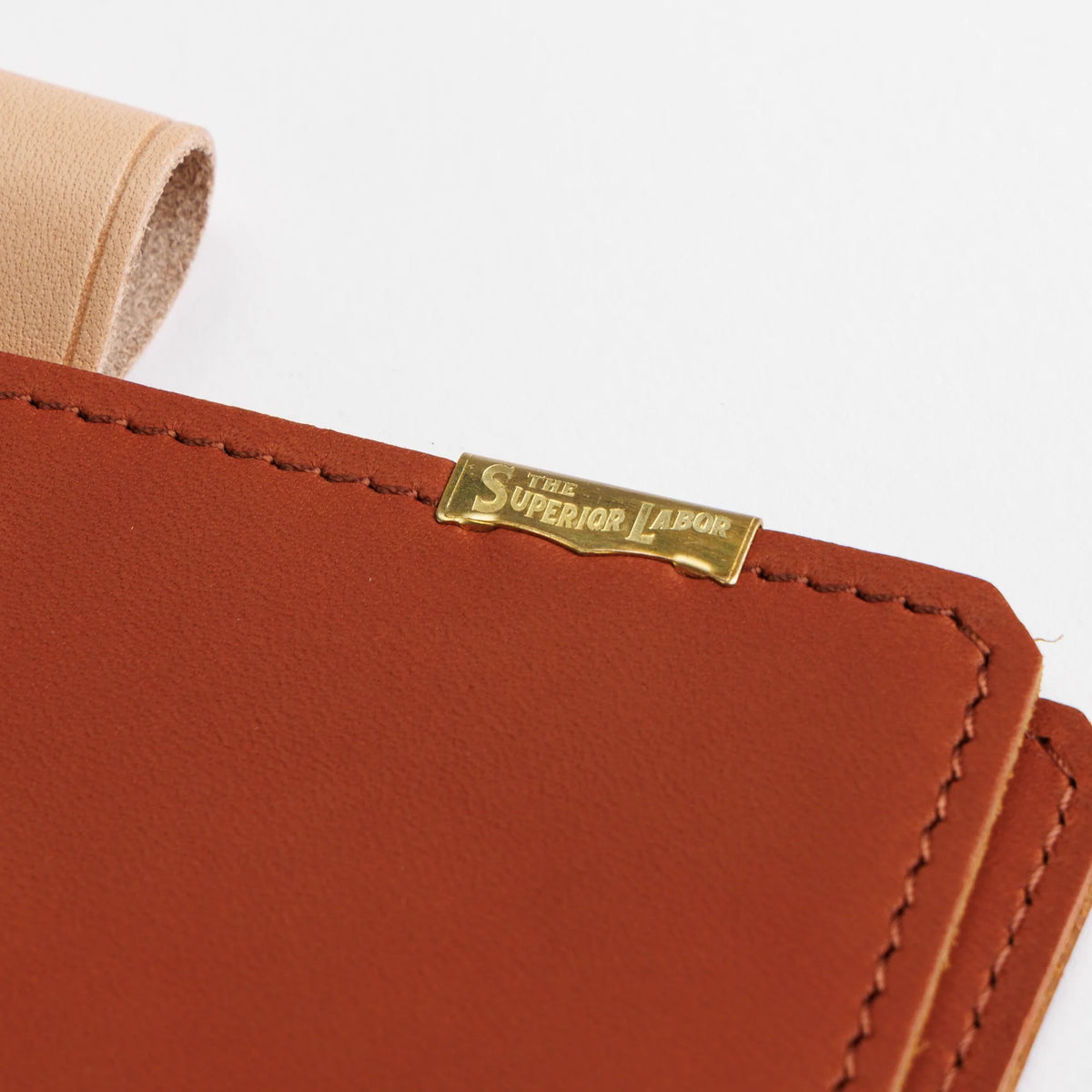 The Superior Labor A6 Japanese Glove Leather Note Keeper - Cognac