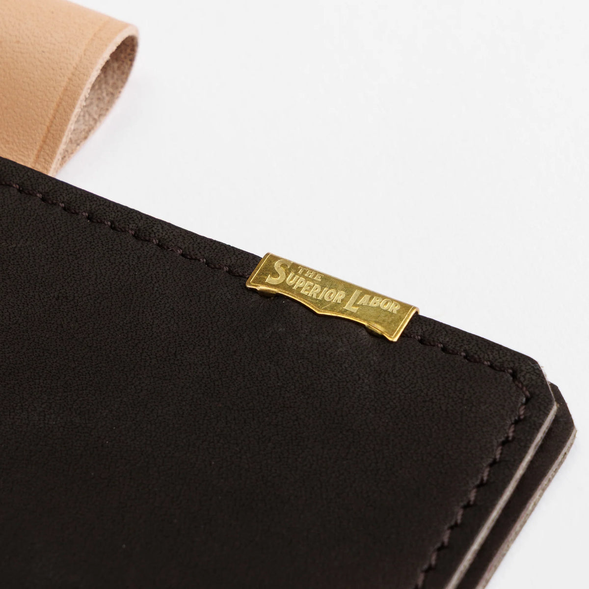 The Superior Labor A6 Japanese Glove Leather Note Keeper - Cognac
