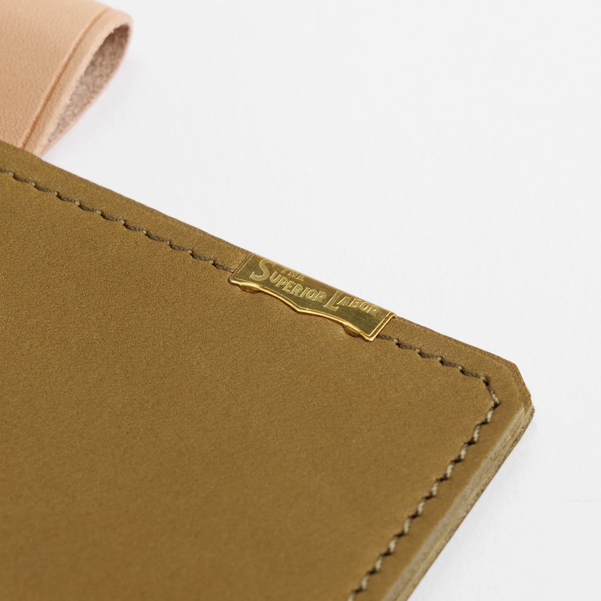 The Superior Labor A6 Japanese Glove Leather Note Keeper - Cognac