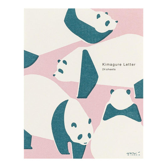 Midori Kimagure Easy&Cozy Letterpad - Panda