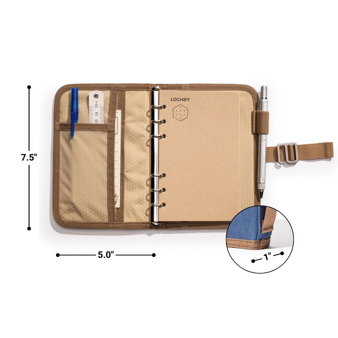 LOCHBY A6 6-Ring Field Binder - Harbor