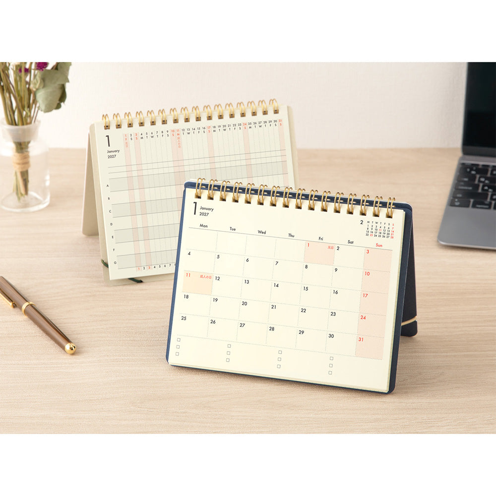 Midori 2027 B6 +Stand Diary - Beige