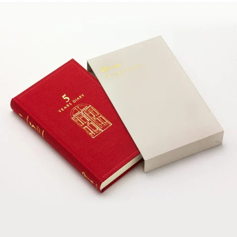 Midori 5 Year Diary - Gate: Red