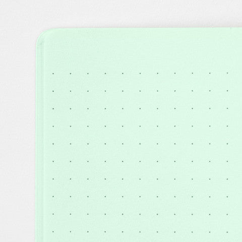 Midori Soft Color A5 Dotted Notebook - Green