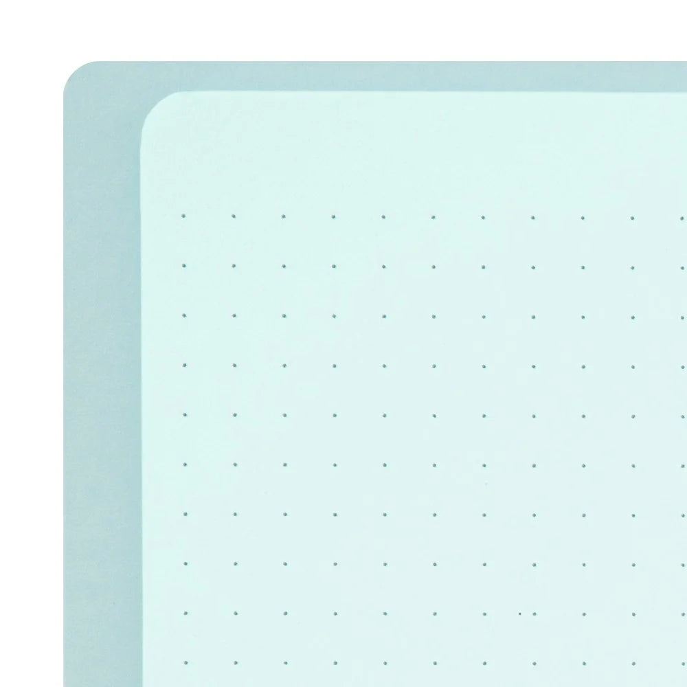 Midori Soft Color A5 Dotted Ring Notebook - Blue