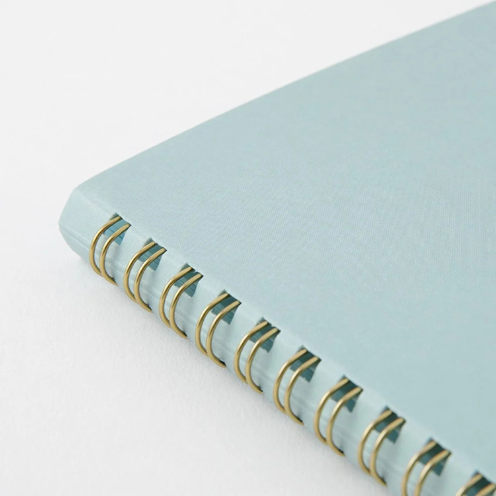 Midori Soft Color A5 Dotted Ring Notebook - Blue