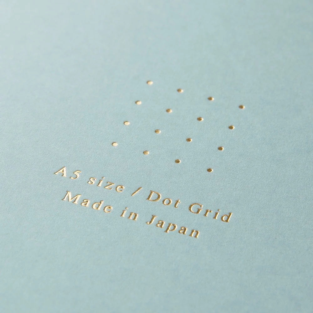 Midori Soft Color A5 Dotted Ring Notebook - Blue