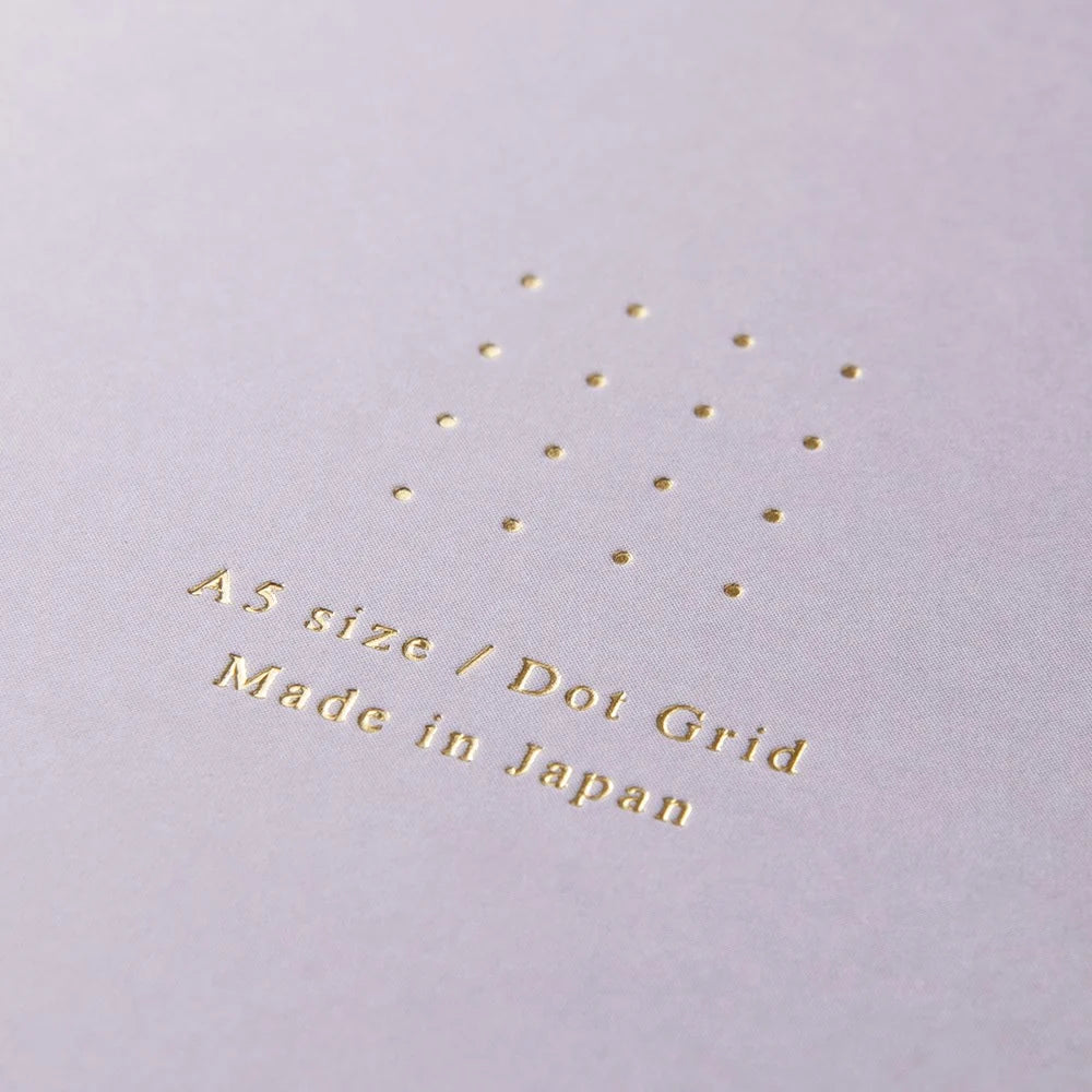 Midori Soft Color A5 Dotted Ring Notebook - Purple