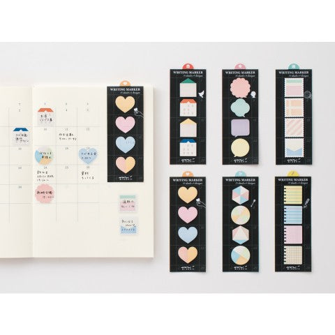 Midori Writing Marker Sticky Memo Block - Memo