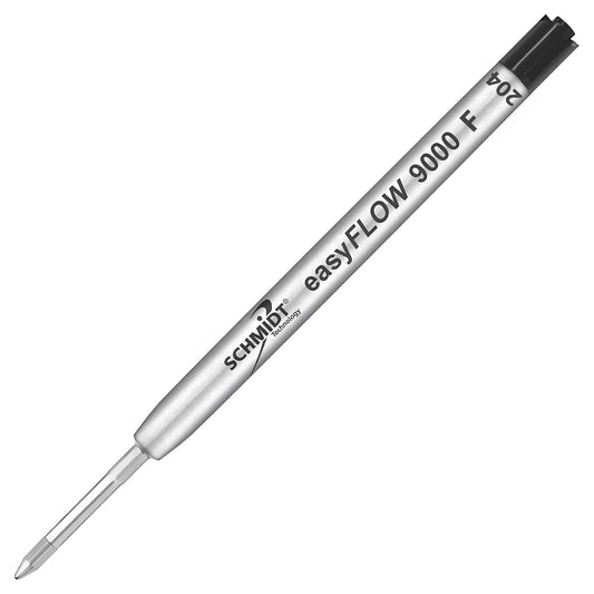 Schmidt P9000 Parker Style Easy Flow Refills - Black Fine (2ea)