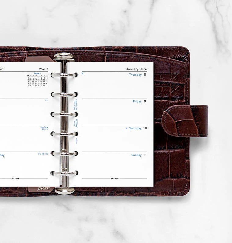 Filofax 2026 Pocket Week to View Planner