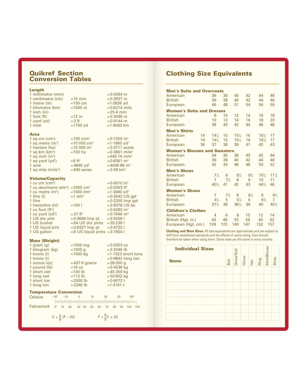 Letts of London 2027 Signature Bonded-Slim Week to View Planner - Red (Upright)