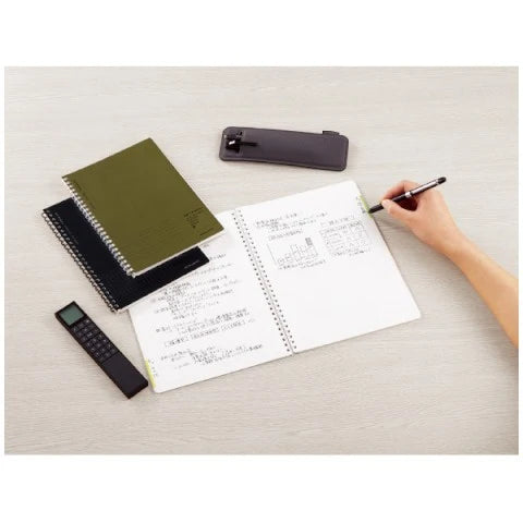 KOKUYO Soft Ring B5 Notebook - Navy (6mm Dot Lined)