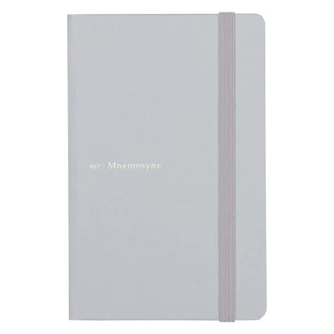 Maruman Mnemosyne N867 A6 Hardcover Lined Journal - Light Gray