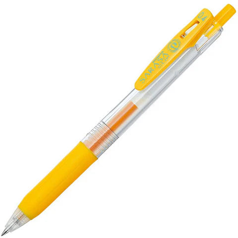 Sarasa Clip 0.4mm Gel Pen - Yellow