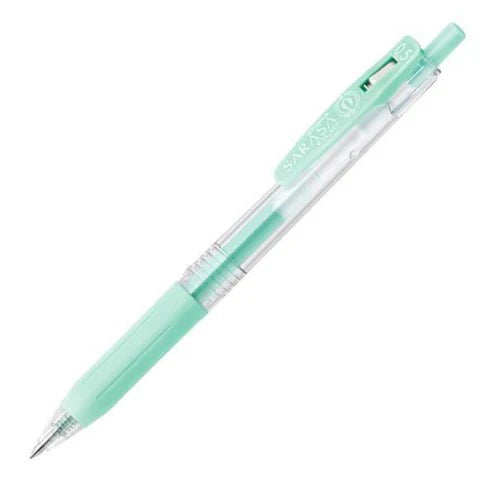 Sarasa Clip 0.5mm Gel Pen - Milk Blue Green