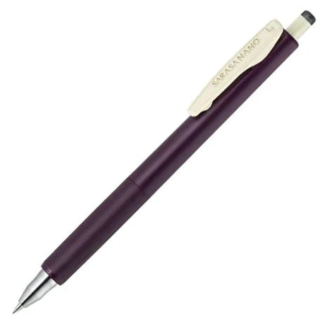 Sarasa Nano 0.3mm Gel Pen - Bordeaux Purple