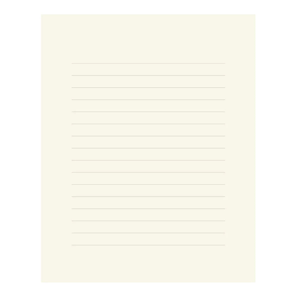 Midori MD Horizontal Letter Pad - Lined