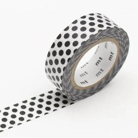 MT Masking Tape - Tape Single - Dot Black 2 (15mm)