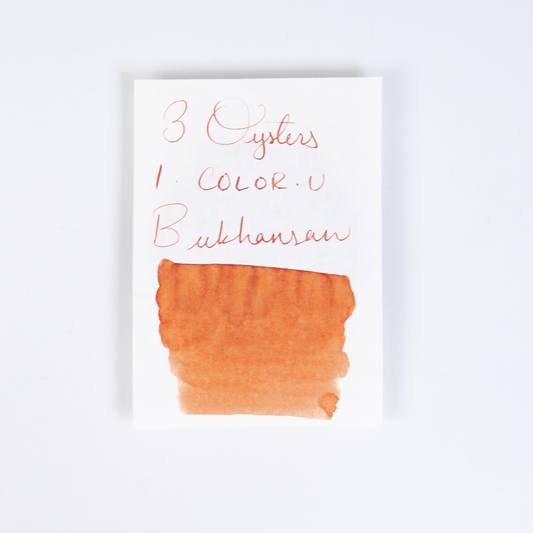 3 Oysters Bukhansan Mountain Orange (38ml) Bottled Ink (I-Color-U)