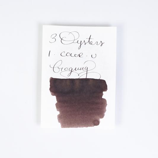 3 Oysters Gogung Brown (38ml) Bottled Ink (I-Color-U)