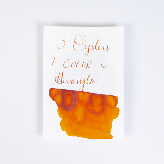 3 Oysters Hwangto Orange (38ml) Bottled Ink (I-Color-U)