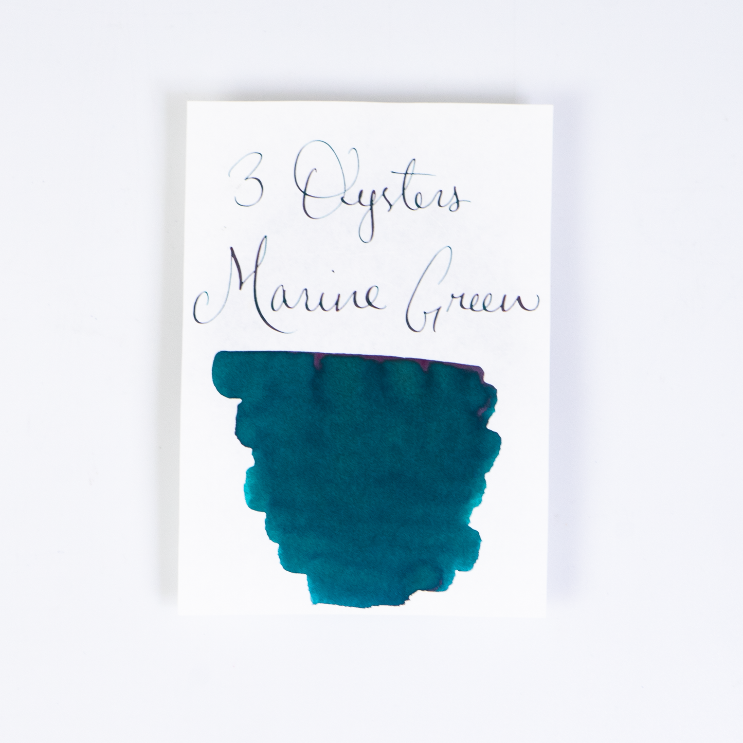 3 Oysters Marine Green (38ml) Bottled Ink (Delicious)