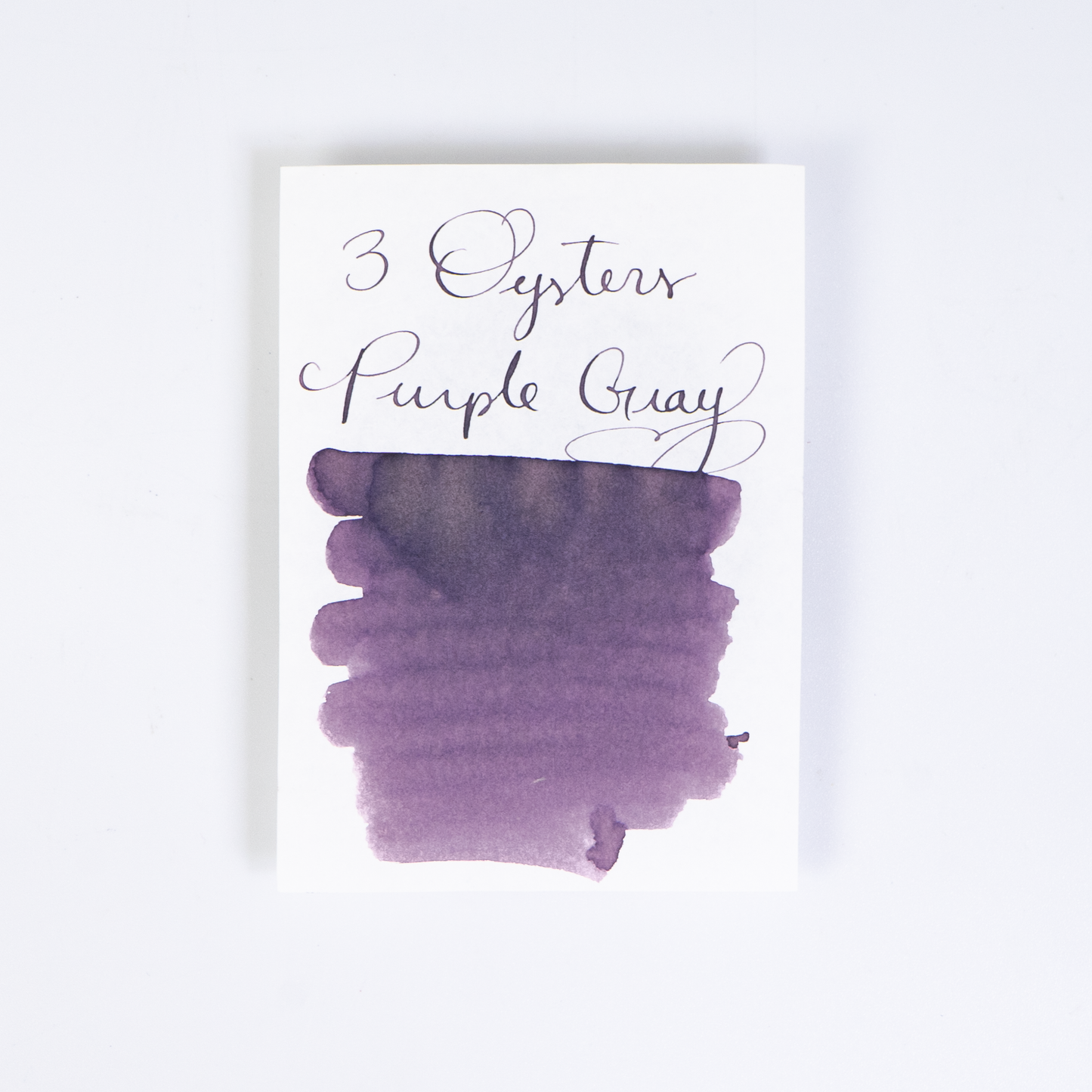 3 Oysters Purple Gray (38ml) Bottled Ink (Delicious)