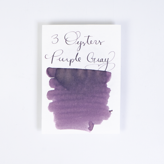 3 Oysters Purple Gray (38ml) Bottled Ink (Delicious)