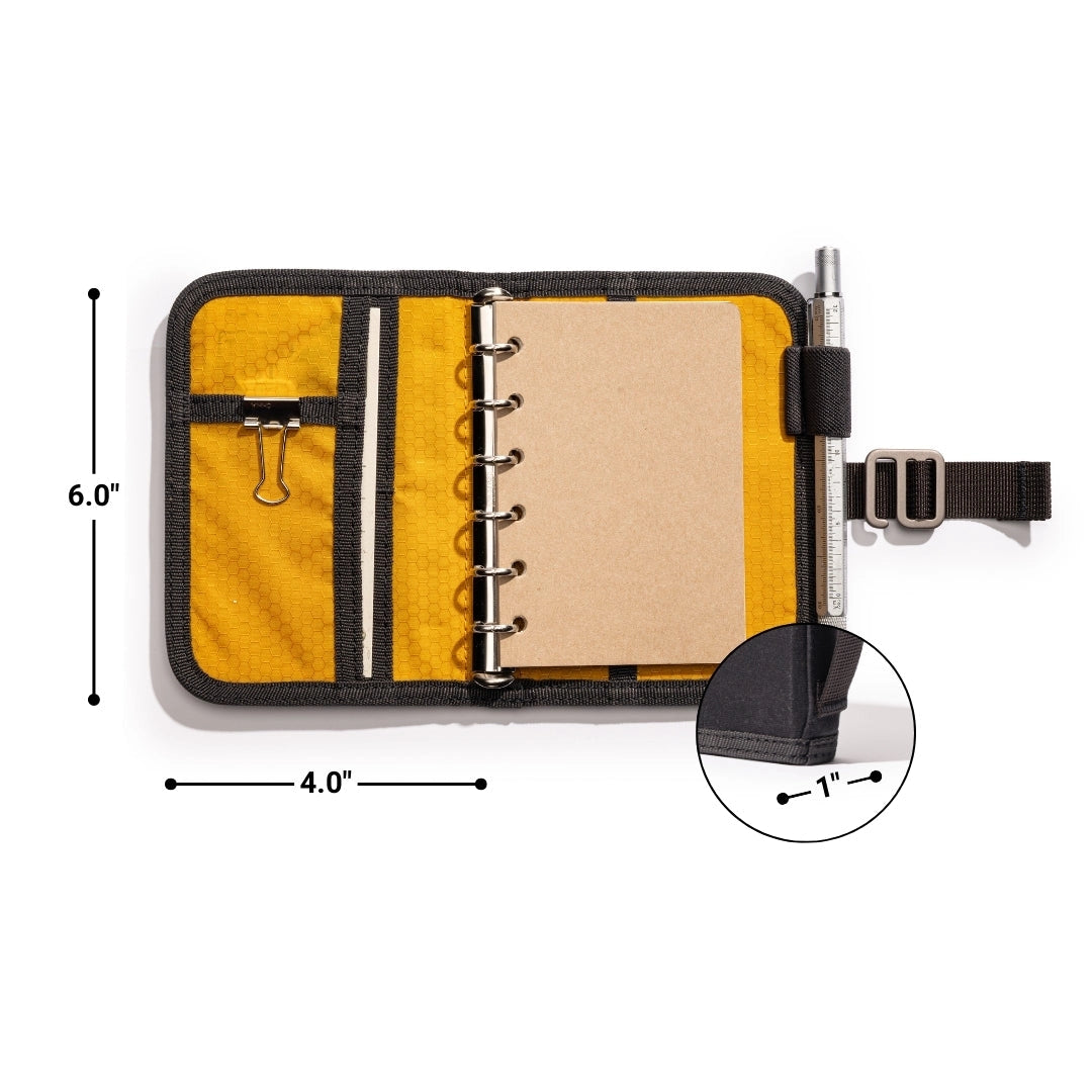 LOCHBY A7 6-Ring Field Binder - Bumblebee