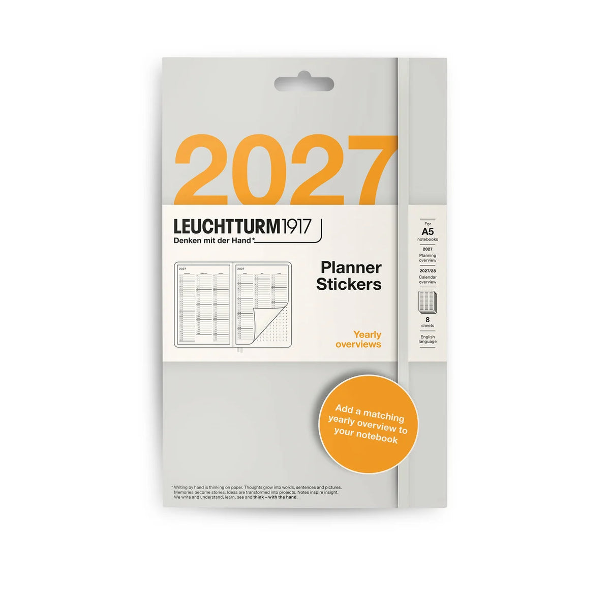Leuchtturm1917 2027 Planner Sticker Set - Yearly