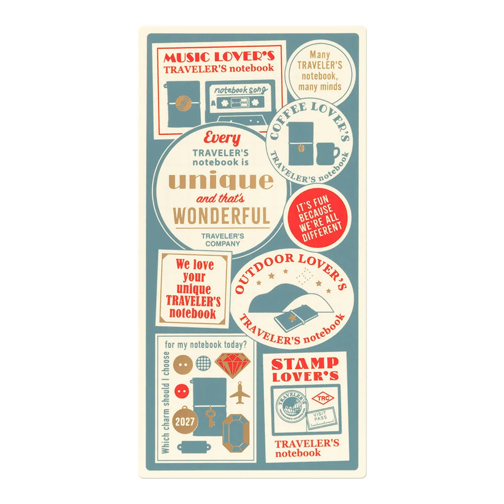 TRAVELER'S 2027 Plastic Sheet - Regular Diary Size