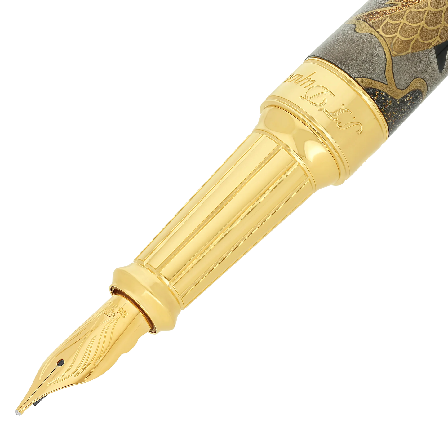 S. T. Dupont Line D Eternity XL Maki-E Fountain Pen - Dragon