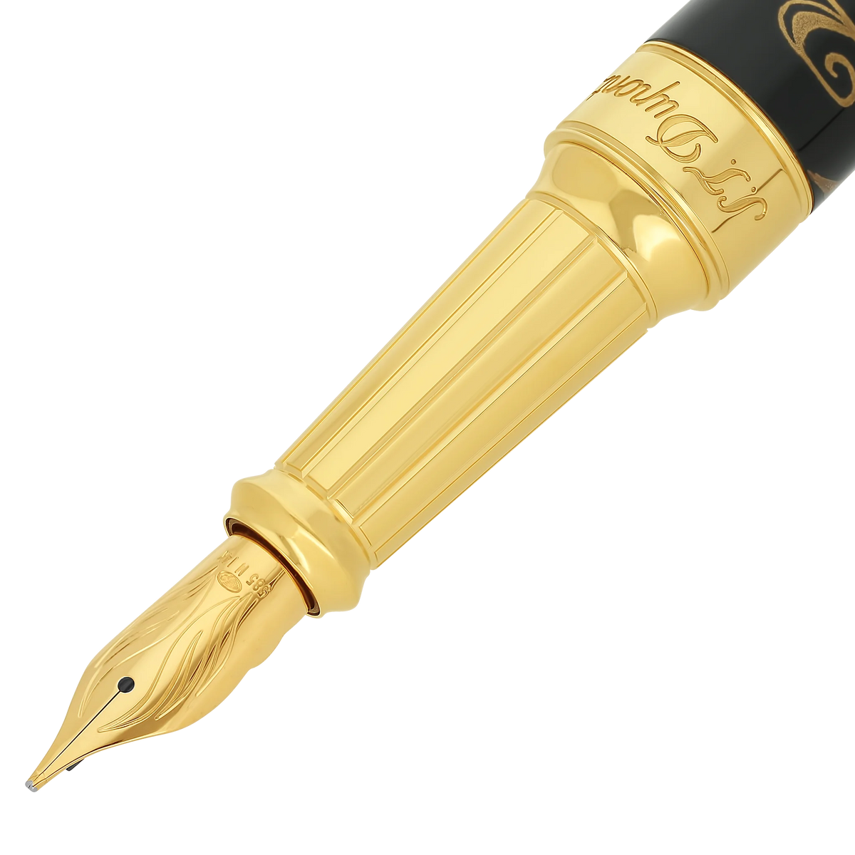 S.T. Dupont Line D Eternity XL Maki-e Fountain Pen - Ryusui Shunju
