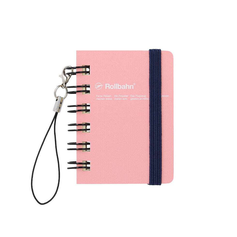 Delfonics Rollbahn micro! Spiral Notebook - Light Pink