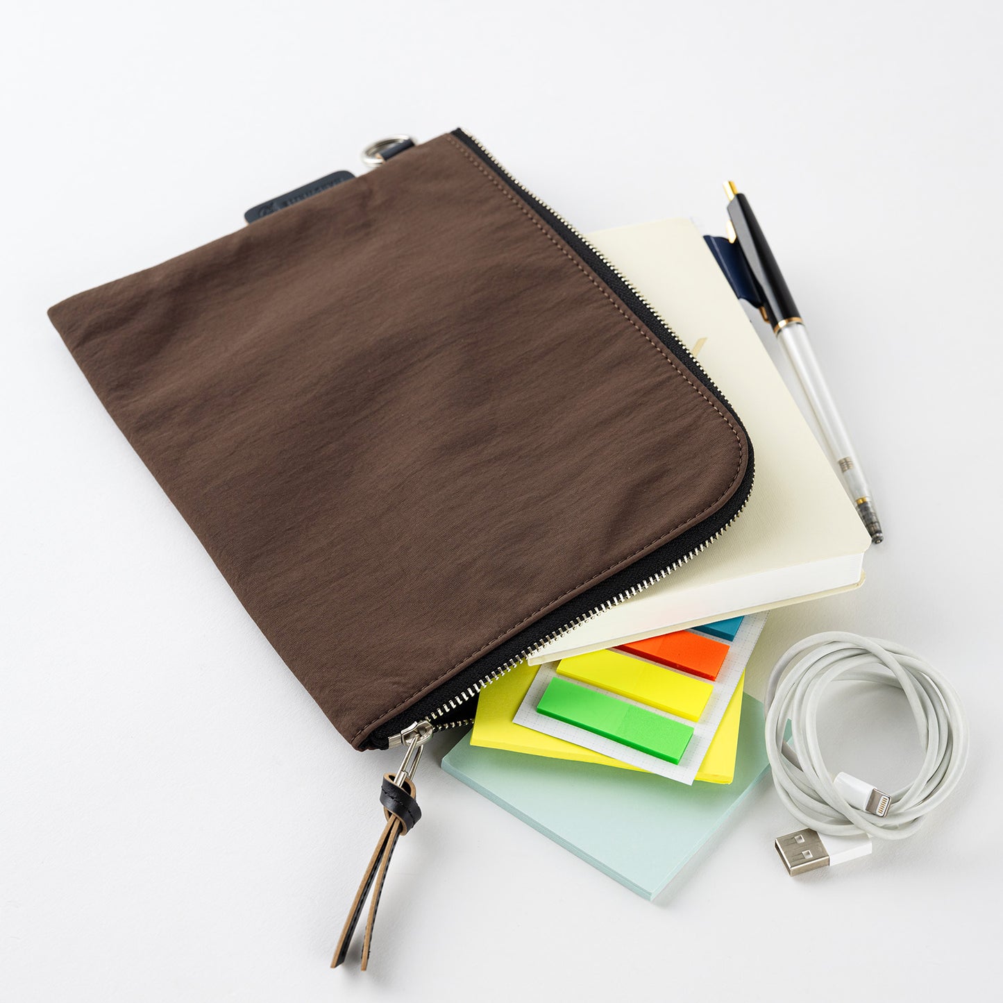 Hobonichi A5 Tragen Flat Pouch - Brown